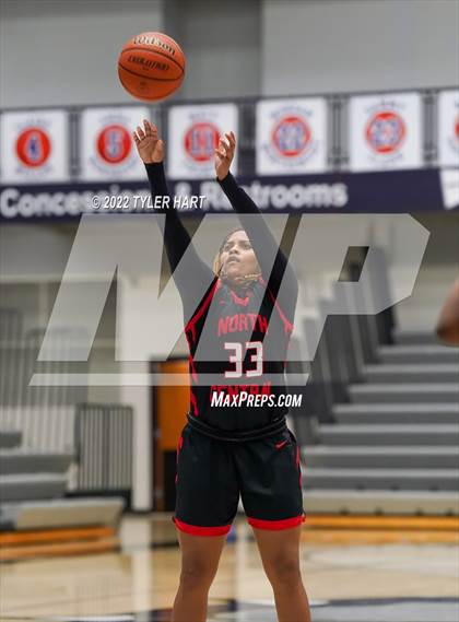 Thumbnail 3 in Indianapolis Crispus Attucks vs. North Central (Sneakers for Santa Shootout) photogallery.