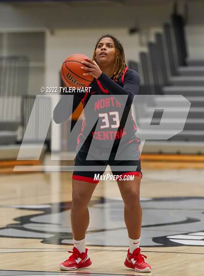 Thumbnail 3 in Indianapolis Crispus Attucks vs. North Central (Sneakers for Santa Shootout) photogallery.