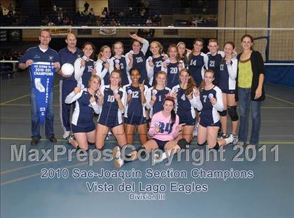 Thumbnail 1 in Vista del Lago vs. Union Mine (CIF SJS D3 Final) photogallery.