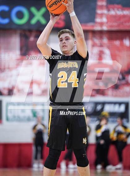 Thumbnail 2 in Eureka vs. Mineral County (NIAA Class 1A State Boys Quarterfinal) photogallery.