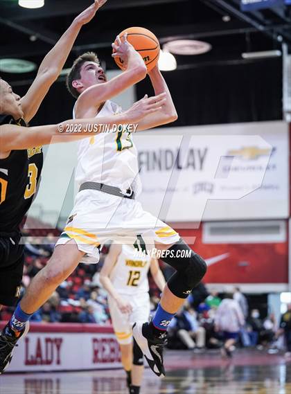 Thumbnail 2 in Eureka vs. Mineral County (NIAA Class 1A State Boys Quarterfinal) photogallery.