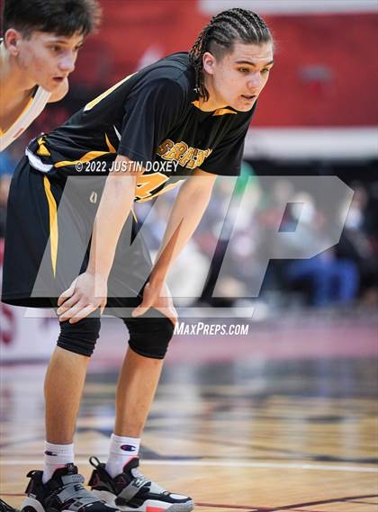 Thumbnail 3 in Eureka vs. Mineral County (NIAA Class 1A State Boys Quarterfinal) photogallery.