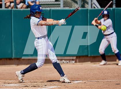Thumbnail 2 in Destiny Christian Academy vs. Pioneer (CIF SJS D4 Final) photogallery.