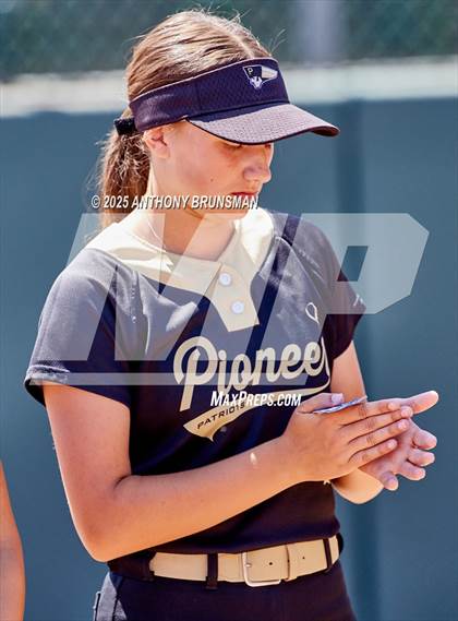 Thumbnail 3 in Destiny Christian Academy vs. Pioneer (CIF SJS D4 Final) photogallery.