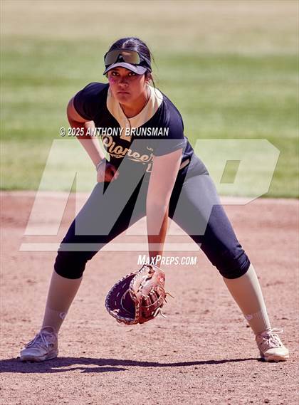 Thumbnail 1 in Destiny Christian Academy vs. Pioneer (CIF SJS D4 Final) photogallery.