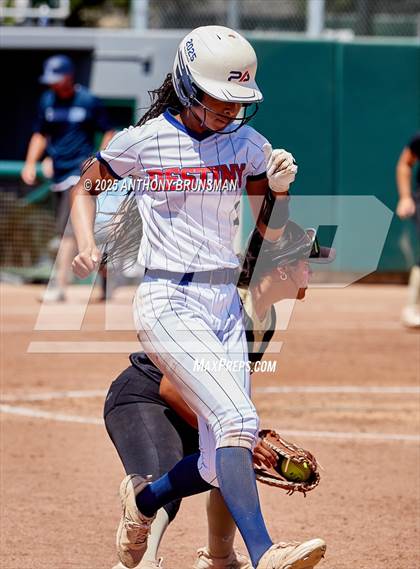 Thumbnail 3 in Destiny Christian Academy vs. Pioneer (CIF SJS D4 Final) photogallery.