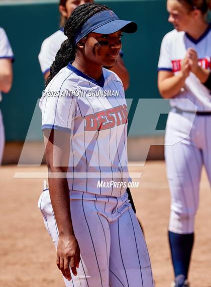 Thumbnail 2 in Destiny Christian Academy vs. Pioneer (CIF SJS D4 Final) photogallery.