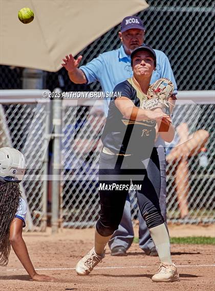 Thumbnail 2 in Destiny Christian Academy vs. Pioneer (CIF SJS D4 Final) photogallery.
