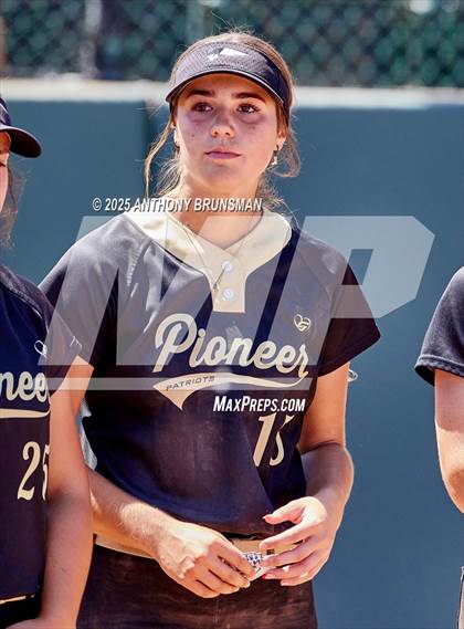 Thumbnail 1 in Destiny Christian Academy vs. Pioneer (CIF SJS D4 Final) photogallery.