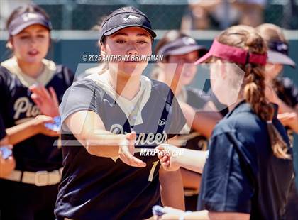 Thumbnail 2 in Destiny Christian Academy vs. Pioneer (CIF SJS D4 Final) photogallery.