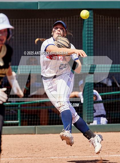 Thumbnail 3 in Destiny Christian Academy vs. Pioneer (CIF SJS D4 Final) photogallery.