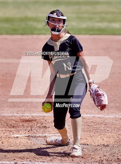 Thumbnail 1 in Destiny Christian Academy vs. Pioneer (CIF SJS D4 Final) photogallery.