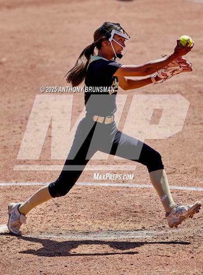 Thumbnail 2 in Destiny Christian Academy vs. Pioneer (CIF SJS D4 Final) photogallery.