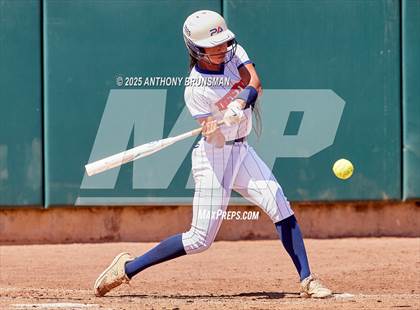 Thumbnail 2 in Destiny Christian Academy vs. Pioneer (CIF SJS D4 Final) photogallery.