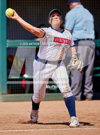 Thumbnail 1 in Destiny Christian Academy vs. Pioneer (CIF SJS D4 Final) photogallery.