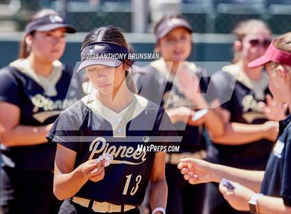 Thumbnail 3 in Destiny Christian Academy vs. Pioneer (CIF SJS D4 Final) photogallery.
