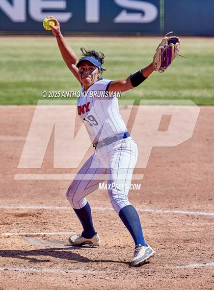 Thumbnail 2 in Destiny Christian Academy vs. Pioneer (CIF SJS D4 Final) photogallery.