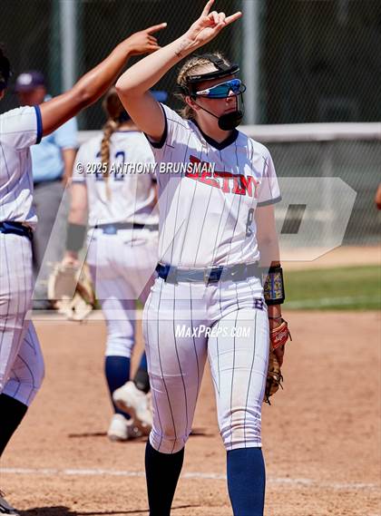 Thumbnail 2 in Destiny Christian Academy vs. Pioneer (CIF SJS D4 Final) photogallery.