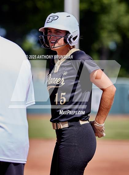 Thumbnail 1 in Destiny Christian Academy vs. Pioneer (CIF SJS D4 Final) photogallery.