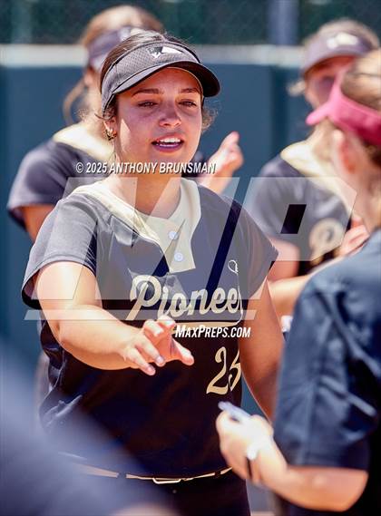 Thumbnail 3 in Destiny Christian Academy vs. Pioneer (CIF SJS D4 Final) photogallery.