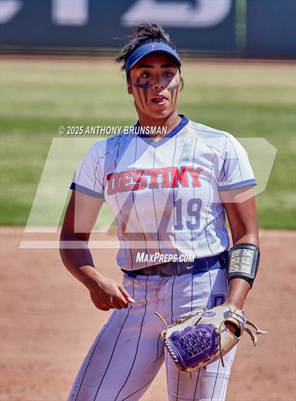 Thumbnail 2 in Destiny Christian Academy vs. Pioneer (CIF SJS D4 Final) photogallery.