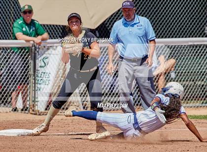 Thumbnail 2 in Destiny Christian Academy vs. Pioneer (CIF SJS D4 Final) photogallery.