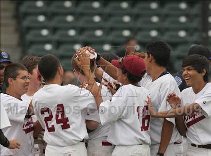 Thumbnail 2 in Maywood Academy vs. Sherman Oaks CES (CIF LA City Section D3 Final) photogallery.