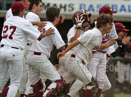 Thumbnail 1 in Maywood Academy vs. Sherman Oaks CES (CIF LA City Section D3 Final) photogallery.