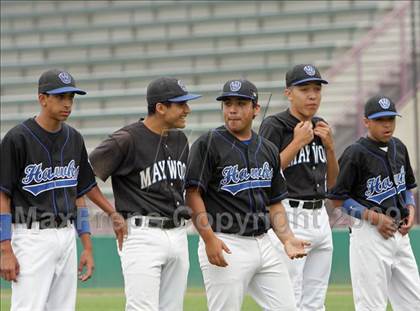 Thumbnail 2 in Maywood Academy vs. Sherman Oaks CES (CIF LA City Section D3 Final) photogallery.