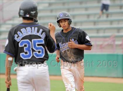 Thumbnail 3 in Maywood Academy vs. Sherman Oaks CES (CIF LA City Section D3 Final) photogallery.