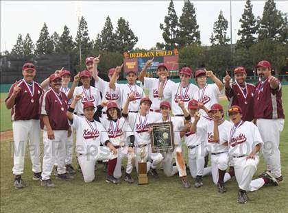 Thumbnail 1 in Maywood Academy vs. Sherman Oaks CES (CIF LA City Section D3 Final) photogallery.