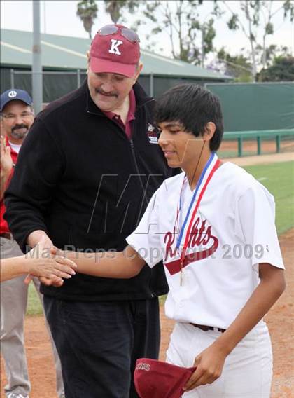 Thumbnail 1 in Maywood Academy vs. Sherman Oaks CES (CIF LA City Section D3 Final) photogallery.