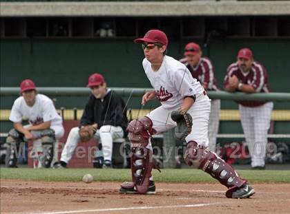 Thumbnail 1 in Maywood Academy vs. Sherman Oaks CES (CIF LA City Section D3 Final) photogallery.