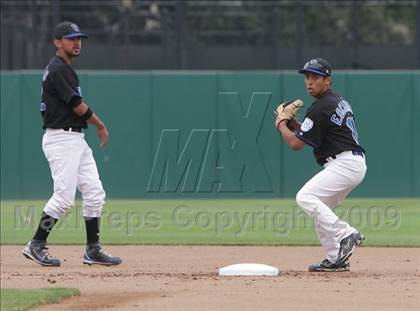 Thumbnail 1 in Maywood Academy vs. Sherman Oaks CES (CIF LA City Section D3 Final) photogallery.