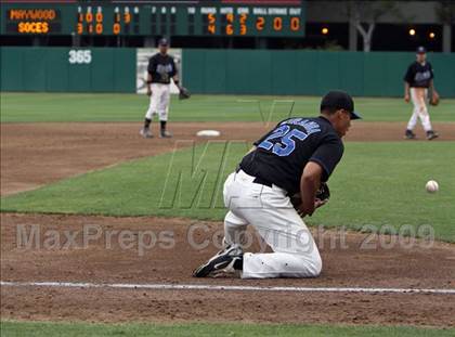 Thumbnail 2 in Maywood Academy vs. Sherman Oaks CES (CIF LA City Section D3 Final) photogallery.
