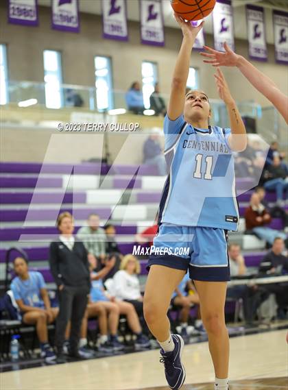 Thumbnail 2 in Centennial vs. Incarnate Word Academy (Utah Holiday Hoopfest) photogallery.