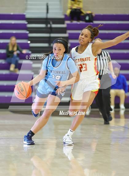 Thumbnail 3 in Centennial vs. Incarnate Word Academy (Utah Holiday Hoopfest) photogallery.