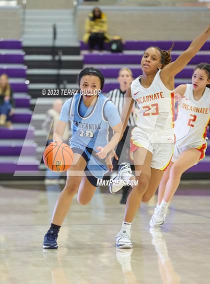 Thumbnail 1 in Centennial vs. Incarnate Word Academy (Utah Holiday Hoopfest) photogallery.