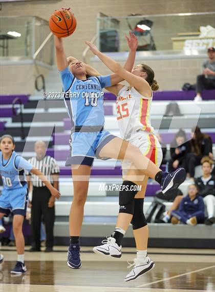 Thumbnail 2 in Centennial vs. Incarnate Word Academy (Utah Holiday Hoopfest) photogallery.