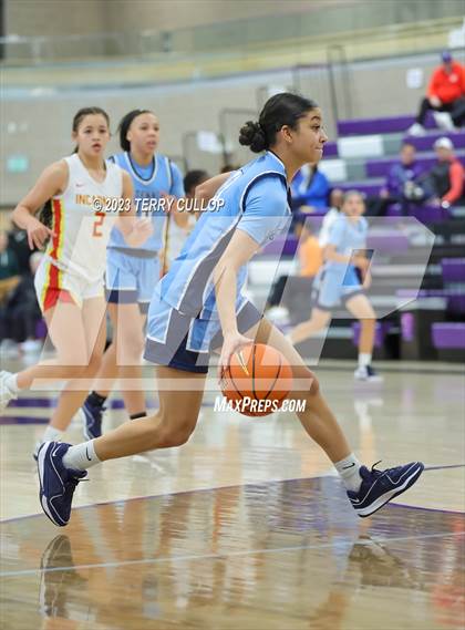 Thumbnail 1 in Centennial vs. Incarnate Word Academy (Utah Holiday Hoopfest) photogallery.