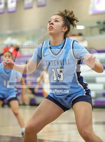 Thumbnail 2 in Centennial vs. Incarnate Word Academy (Utah Holiday Hoopfest) photogallery.