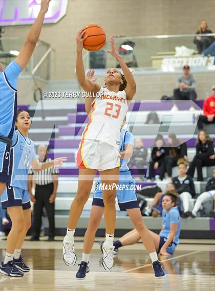 Thumbnail 1 in Centennial vs. Incarnate Word Academy (Utah Holiday Hoopfest) photogallery.