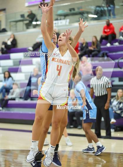 Thumbnail 1 in Centennial vs. Incarnate Word Academy (Utah Holiday Hoopfest) photogallery.