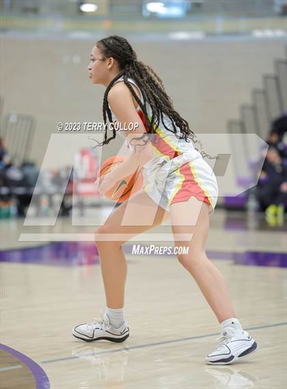 Thumbnail 1 in Centennial vs. Incarnate Word Academy (Utah Holiday Hoopfest) photogallery.