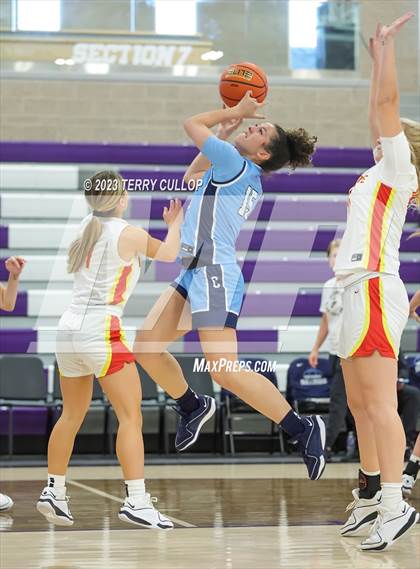 Thumbnail 3 in Centennial vs. Incarnate Word Academy (Utah Holiday Hoopfest) photogallery.
