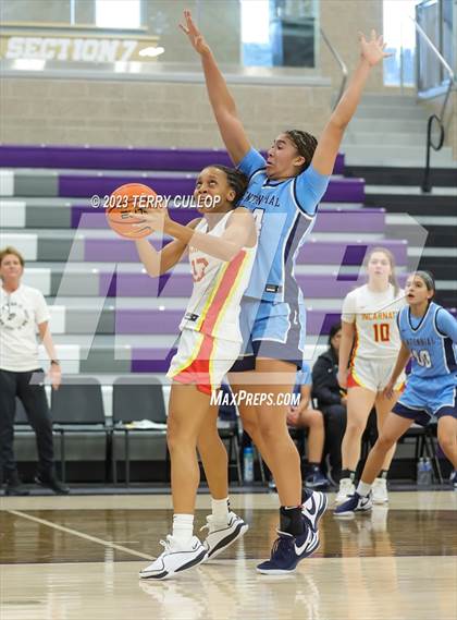 Thumbnail 3 in Centennial vs. Incarnate Word Academy (Utah Holiday Hoopfest) photogallery.