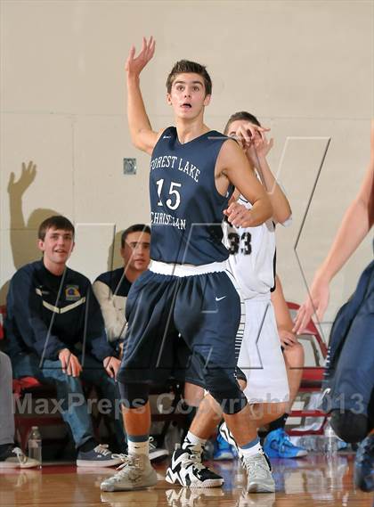 Thumbnail 1 in Forest Lake Christian vs. Valley Christian (Viking Classic) photogallery.