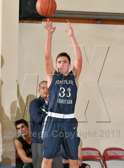 Thumbnail 2 in Forest Lake Christian vs. Valley Christian (Viking Classic) photogallery.