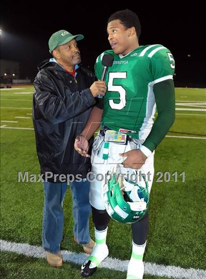 Thumbnail 1 in San Gabriel vs. Monrovia (CIF SS Mid-Valley Division Final) photogallery.