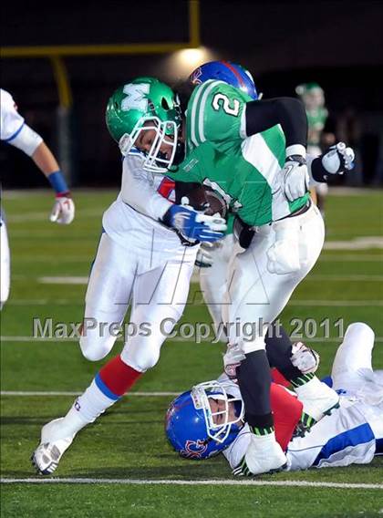Thumbnail 2 in San Gabriel vs. Monrovia (CIF SS Mid-Valley Division Final) photogallery.